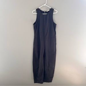 EVERLANE COTTON BLACK JUMPSUIT